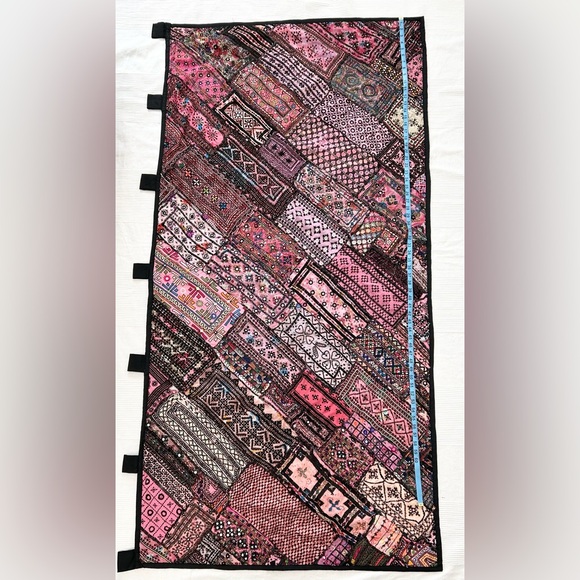 Patchworks Embroidered Wall Hanging by Tribal Monsoon Exports - Picture 4 of 12